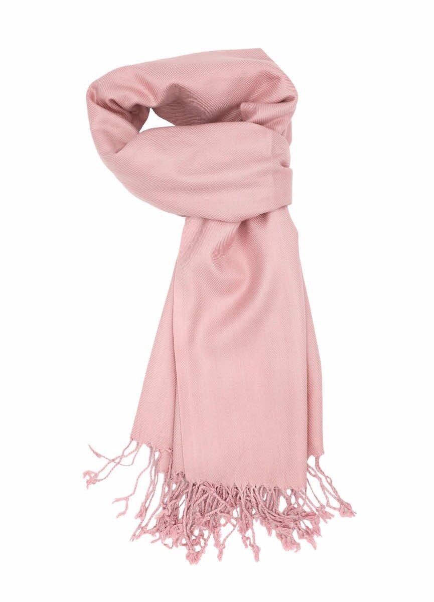 baby pink color scarf image 3