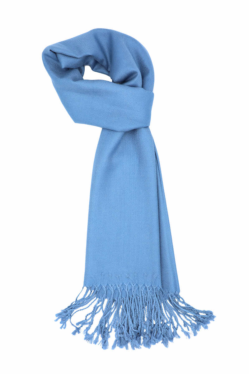 pale denim blue pashmina
